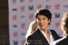 Leehom Wang at TIFF 2016 walking the Red Carpet before the screening of "Leehom Wang's Open Fire Concert Film".